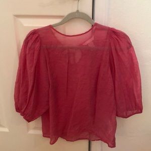 H&M size S pink blouse